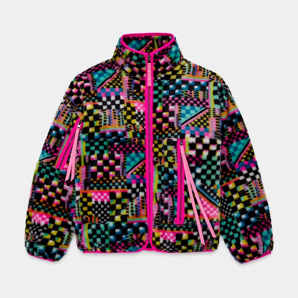 UGG Marlene Faux Fur Jacket  Sz L - Picture 2 of 10